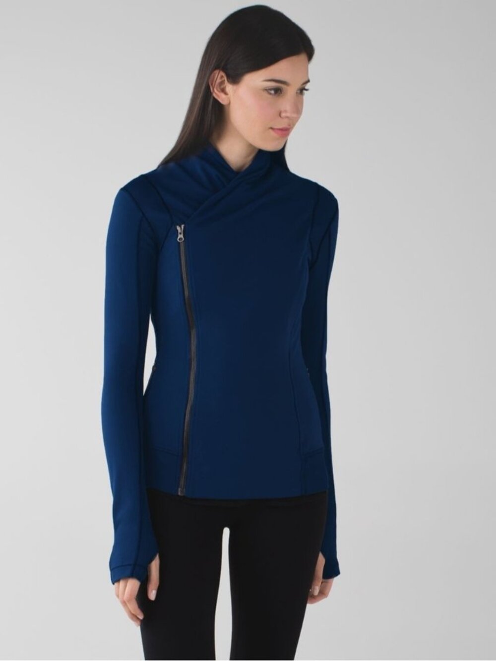 Lululemon Bhakti Yoga Jacket Navy 8